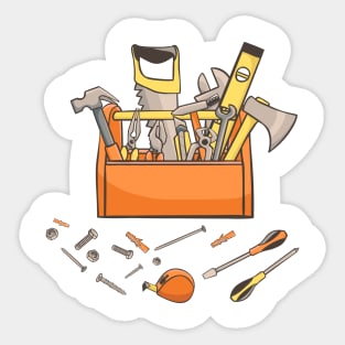 Handyman Toolbox Sticker